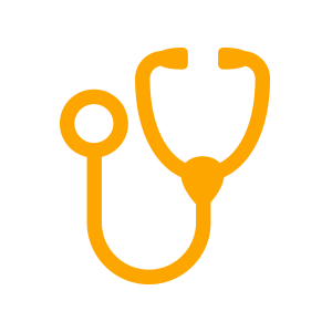 Illustration of a stethoscope