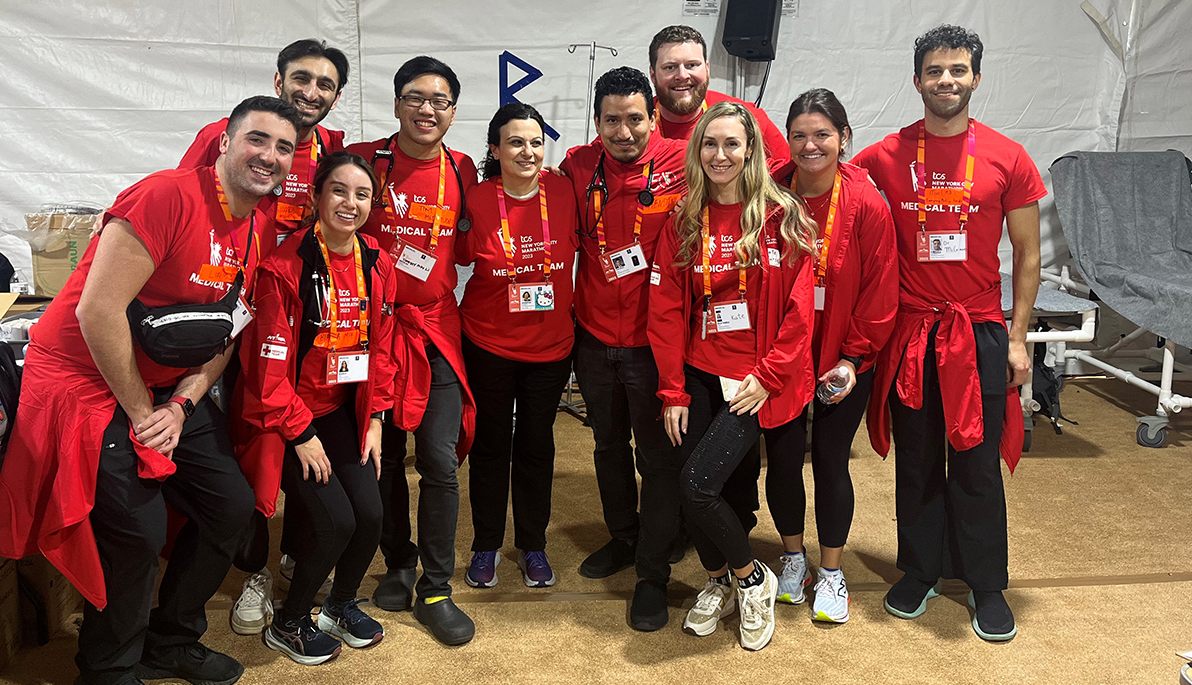 NYITCOM volunteers at NYC Marathon