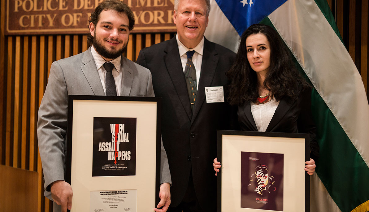 "Arresting" Posters By NYIT Students Sweep Police Awards "Arresting" Posters By NYIT Students Sweep Police Awards