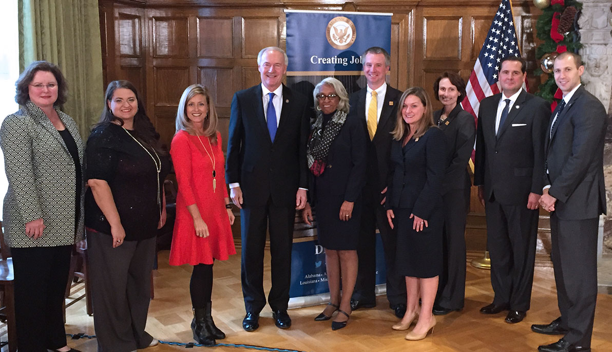Barbara Ross-Lee with Arkansas Governor Asa Hutchinson and others. Barbara Ross-Lee with Arkansas Governor Asa Hutchinson and others.