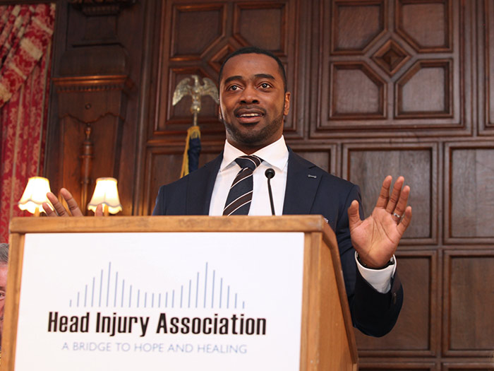 Former NFL player Curtis Martin.