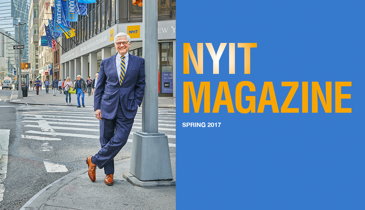 NYIT president Henry C. Foley