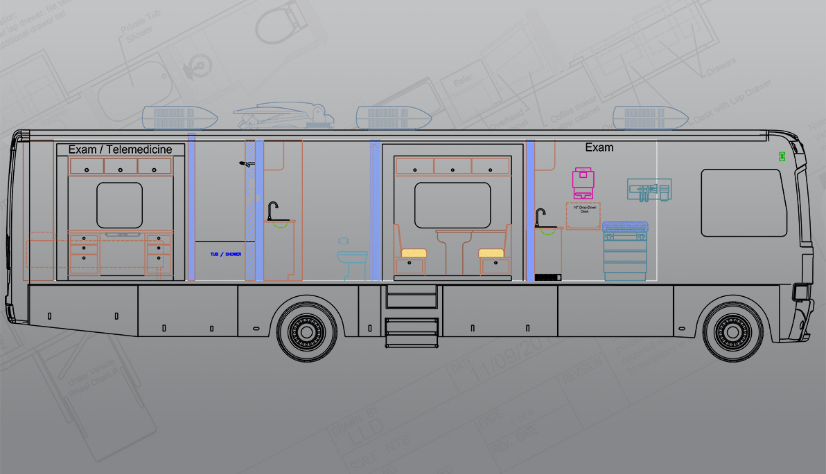 Sketch of the Delta Care-a-van