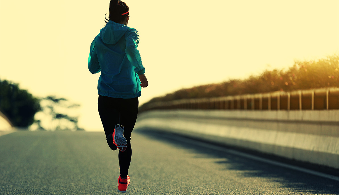 Woman running