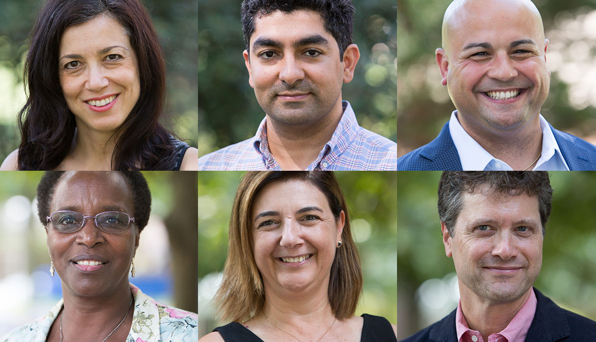 Collage of NYIT faculty. Collage of NYIT faculty.