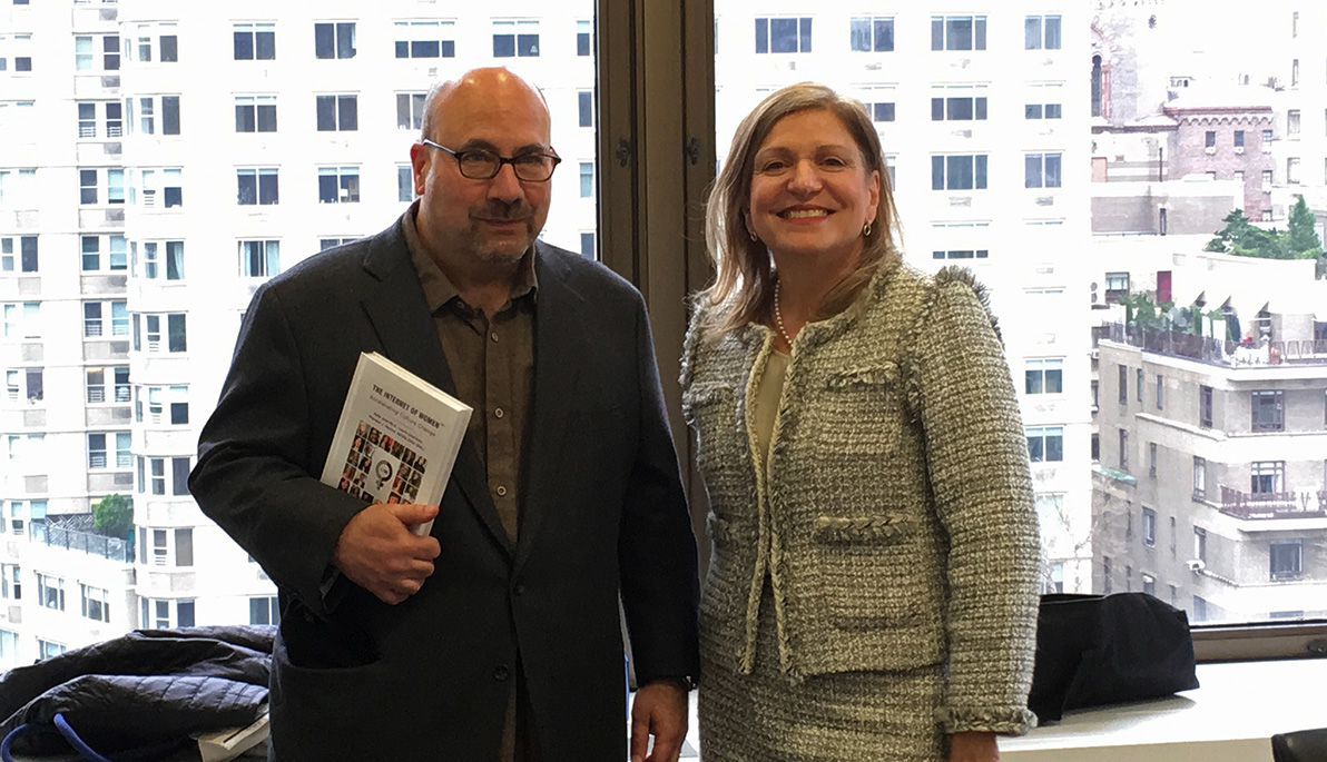 Craig Newmark and NYIT’s Nada Anid