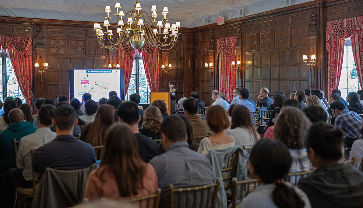 Attendees listening to a speaker at the First Annual Retreat for the NYC Area Inter-Institutional Cardiovascular Seminar Series Attendees listening to a speaker at the First Annual Retreat for the NYC Area Inter-Institutional Cardiovascular Seminar Series