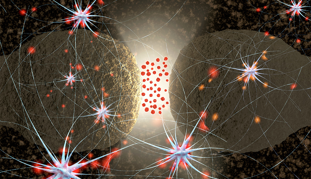 3-D illustration of a receptor