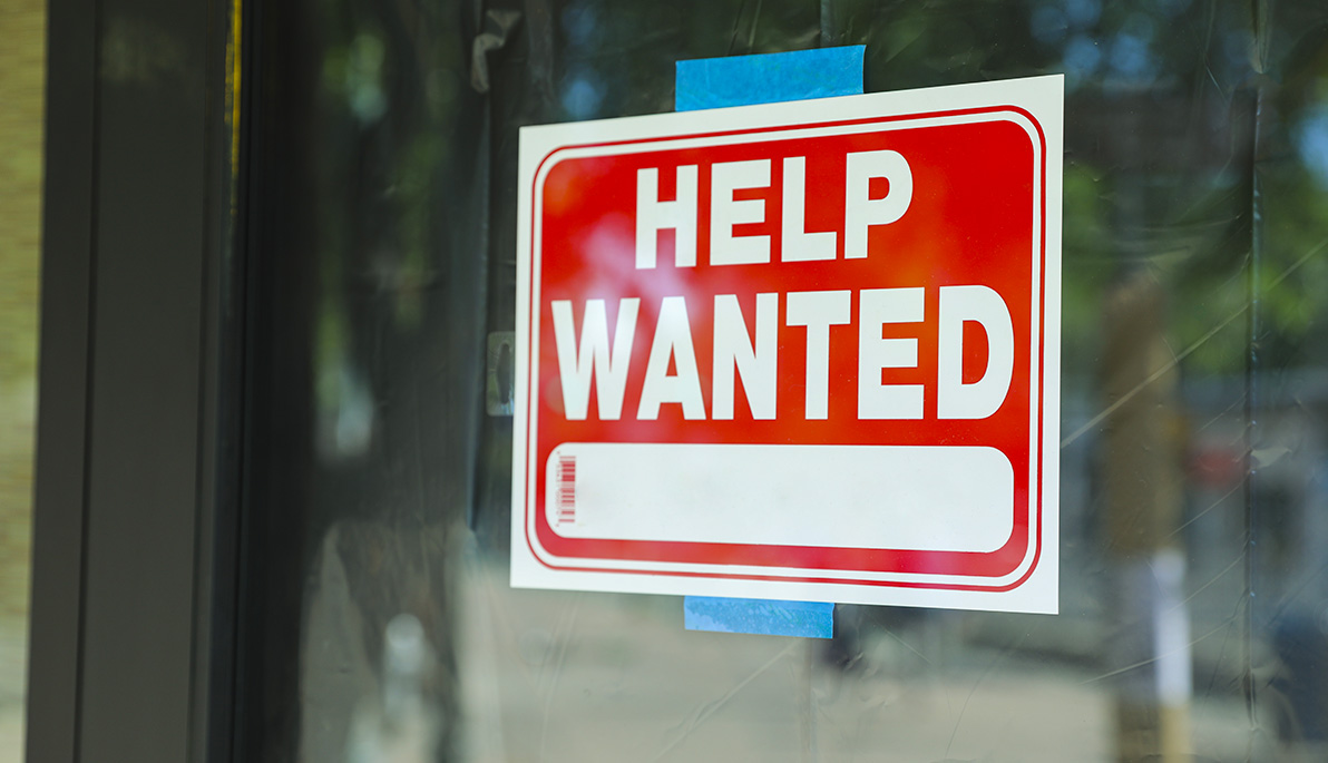 Help wanted sign