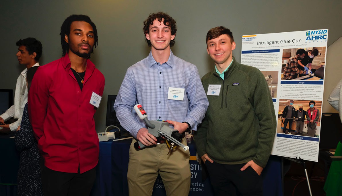 Lincoln Dover, Brandon Castellano, and Robert Maksimowicz at the NYSID CREATE Symposium