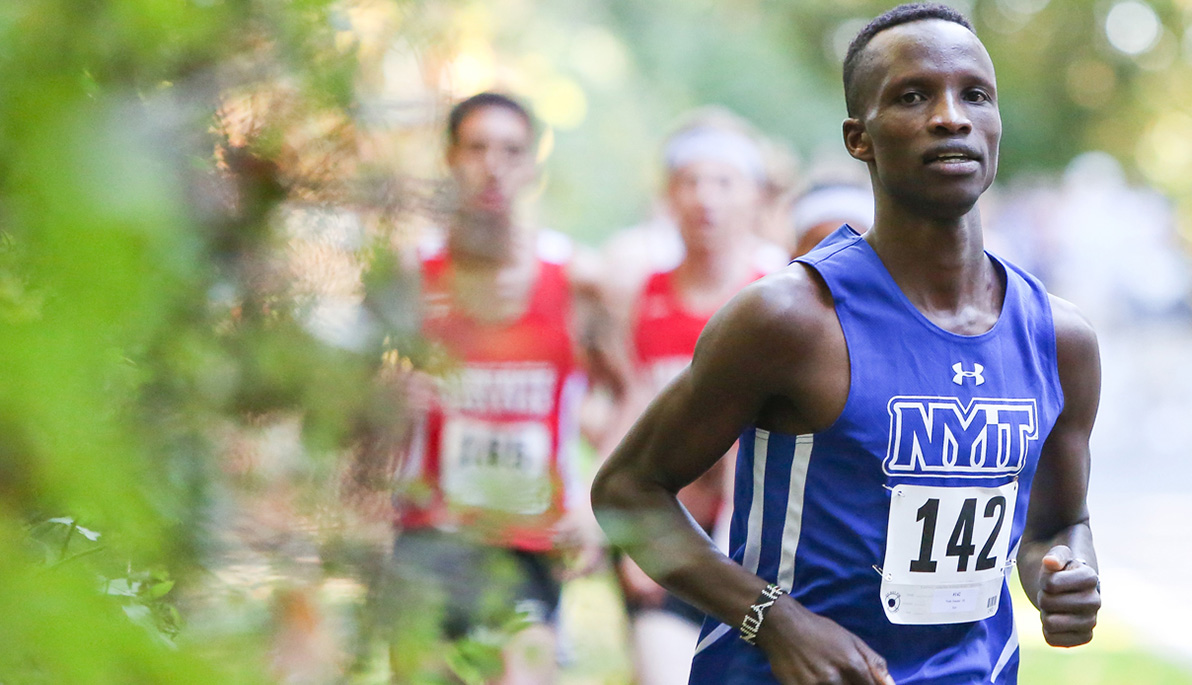 NYIT cross country athlete Noah Simatei. NYIT cross country athlete Noah Simatei.