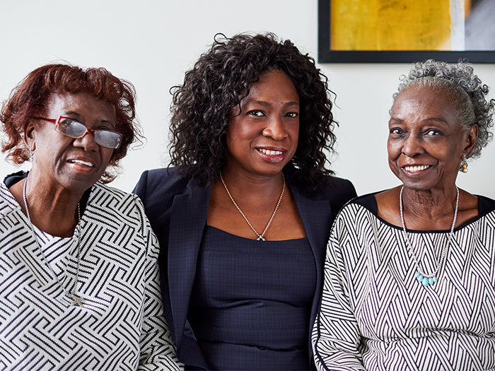 Pauline White, LaVern Sula, and Jean Giddens