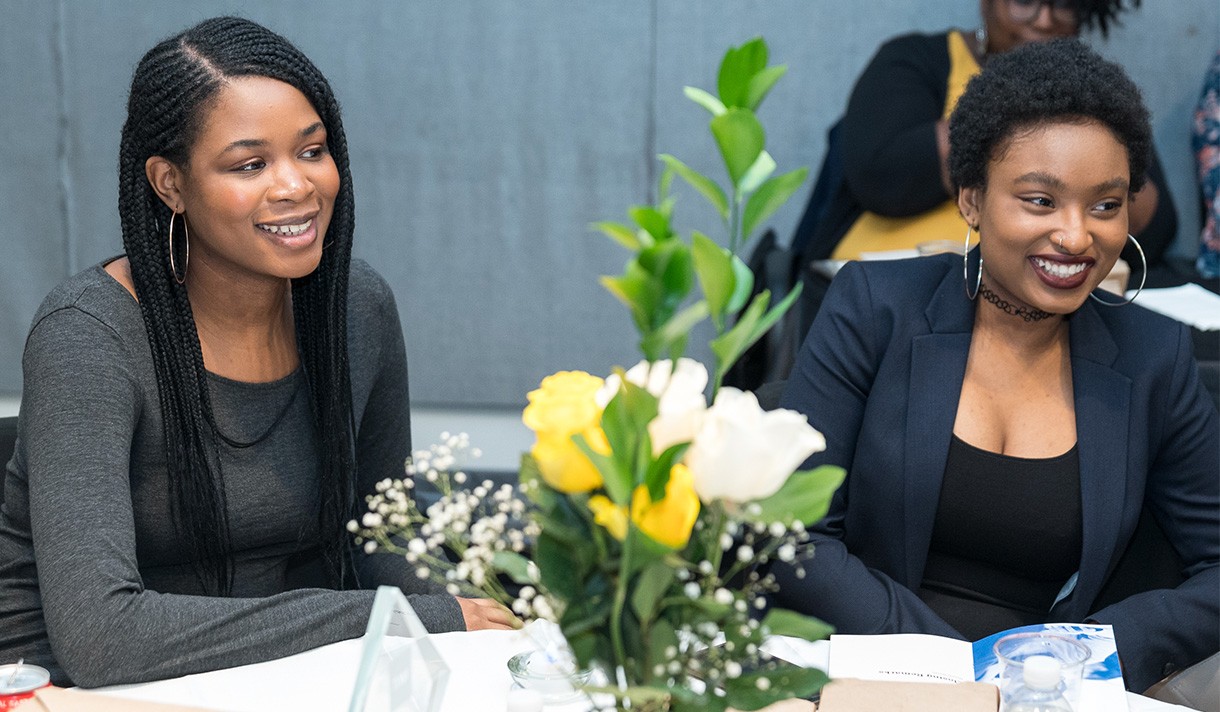 Women at a luncheon event