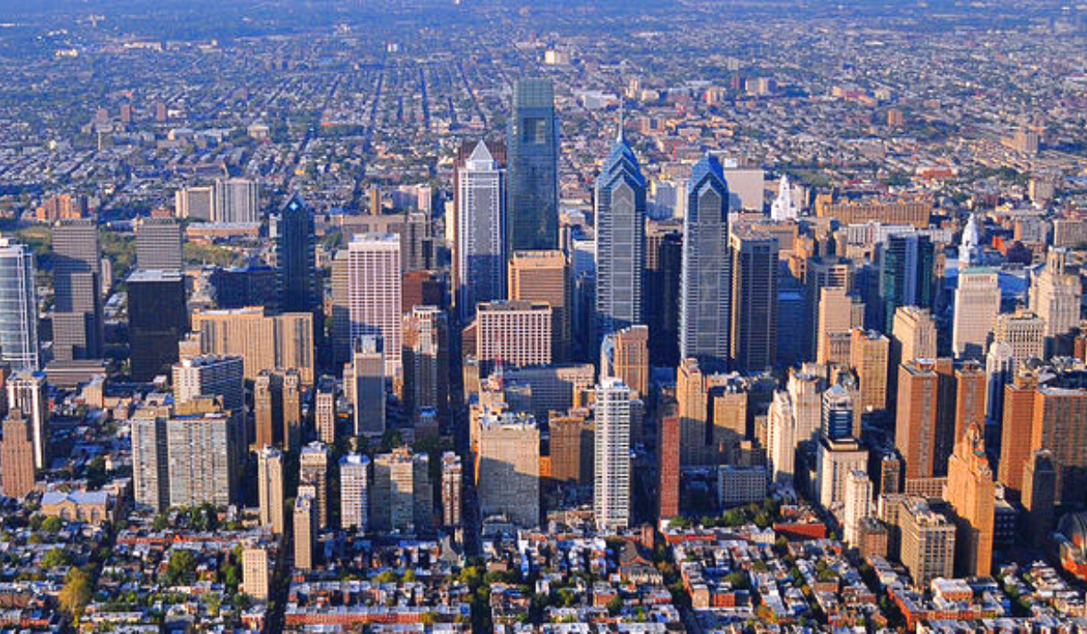 Skyline in Philadelphia Pennsylvania