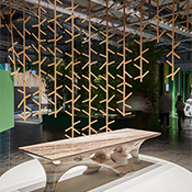  Coral Table Top View, Marmomac Exhibition 2019, Dustin White 