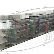  B.Arch Thesis Project: Arcadiusz Chrobac, Luis Bruni, Santiago Molina (students), Giuseppe Fallacara (Faculty); ARCH 502 Design Thesis, B. Arch Program in collaboration with School of Health Professions, Spring 2018