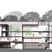  B.Arch Thesis Project, Alexander M. Caba (student), Robert Cody (Faculty); ARCH 502 Design Thesis, B. Arch Program in collaboration with School of Health Professions, Spring 2018