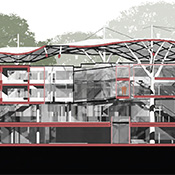  B.Arch Thesis Project, Alexander M. Caba (student), Robert Cody (Faculty); ARCH 502 Design Thesis, B. Arch Program in collaboration with School of Health Professions, Spring 2018