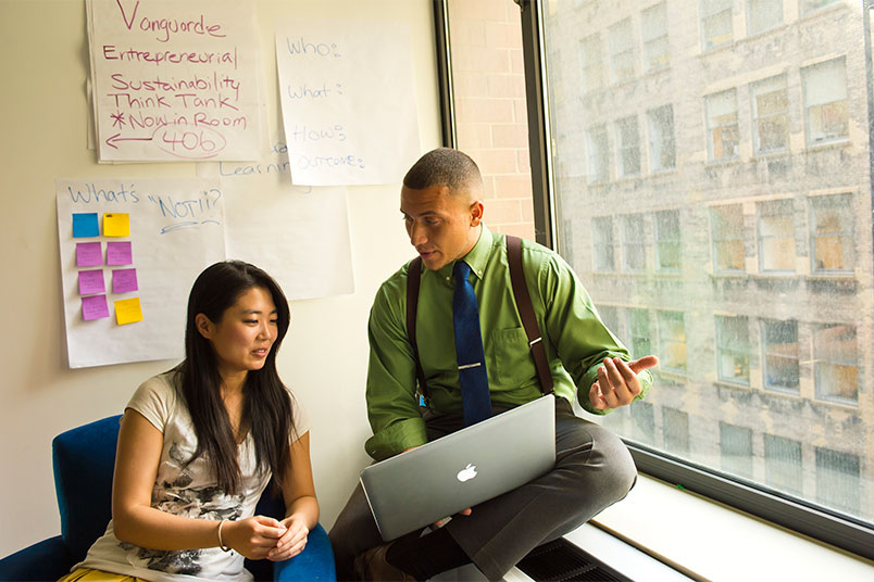 <strong>NYIT Launched Its First Graduate Program in the '70s</strong> In 1972, NYIT introduced its first graduate-level program: a Master of Business Administration. Forty-three years later, NYIT has more than 50 graduate programs across campuses in Manhattan, Old Westbury, Vancouver, Nanjing, and Abu Dhabi, as well as online. The M.B.A. program reached another milestone in 2015. As part of NYIT School of Management, it earned accreditation by the Association to Advance Collegiate Schools of Business International. Fewer than 5 percent of the world's universities have earned this distinction.