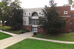 <strong>Wisser Library Opened in 1990</strong> NYIT's main library on the Old Westbury campus is one of many resources available for students, faculty, and staff members.