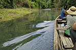 The group takes a boat ride. Photo by Yash Masane