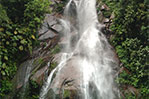 Waterfalls in the foothills of the Andes. The headwaters of the Ucayali River flow downstream to become the Amazon River. Photo by Patrick Quio Valdivia