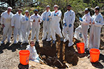 Students in Assistant Professor Andrew Costello’s Organized Crime class.