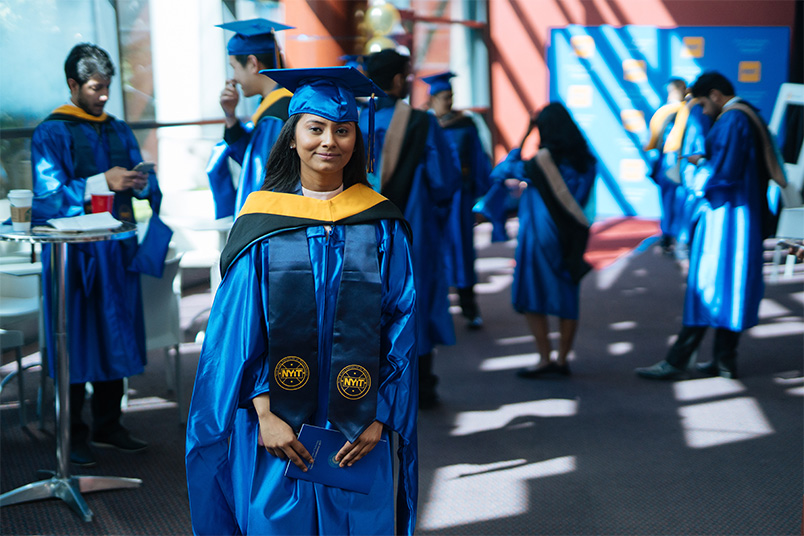 All dressed up and ready to graduate.