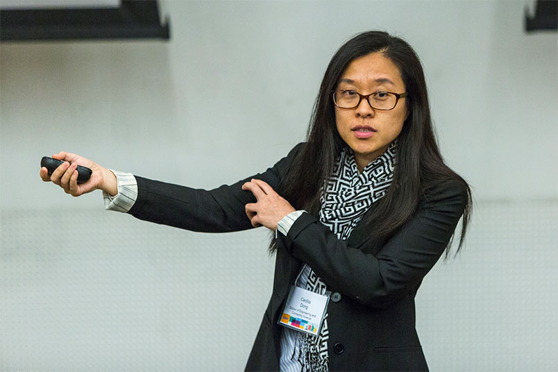 Associate Professor Cecilia Dong presents “An NYIT Education: Bringing Out the Best in Our Students”