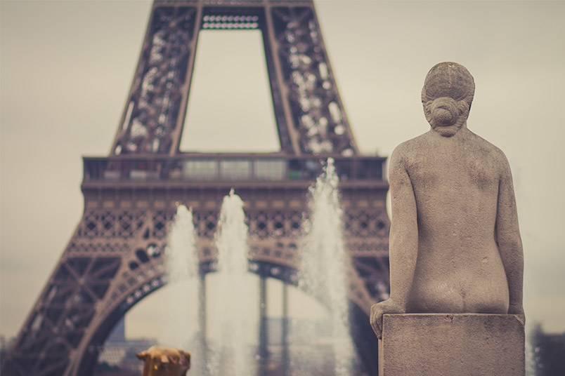 “I picture myself as that statue…I could gaze at the Eiffel for hours on end,” said Cabiladas.