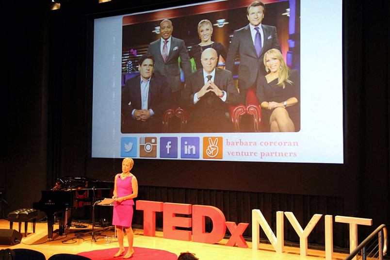 Barbara talks about her accomplishments on Shark Tank