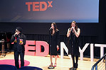 Brooklyn Shanti performs with his crew