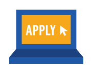 Computer displaying “Apply”