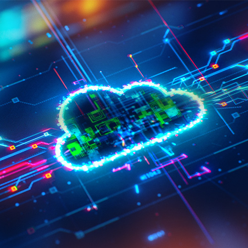 Circuit with 3d cloud rendering