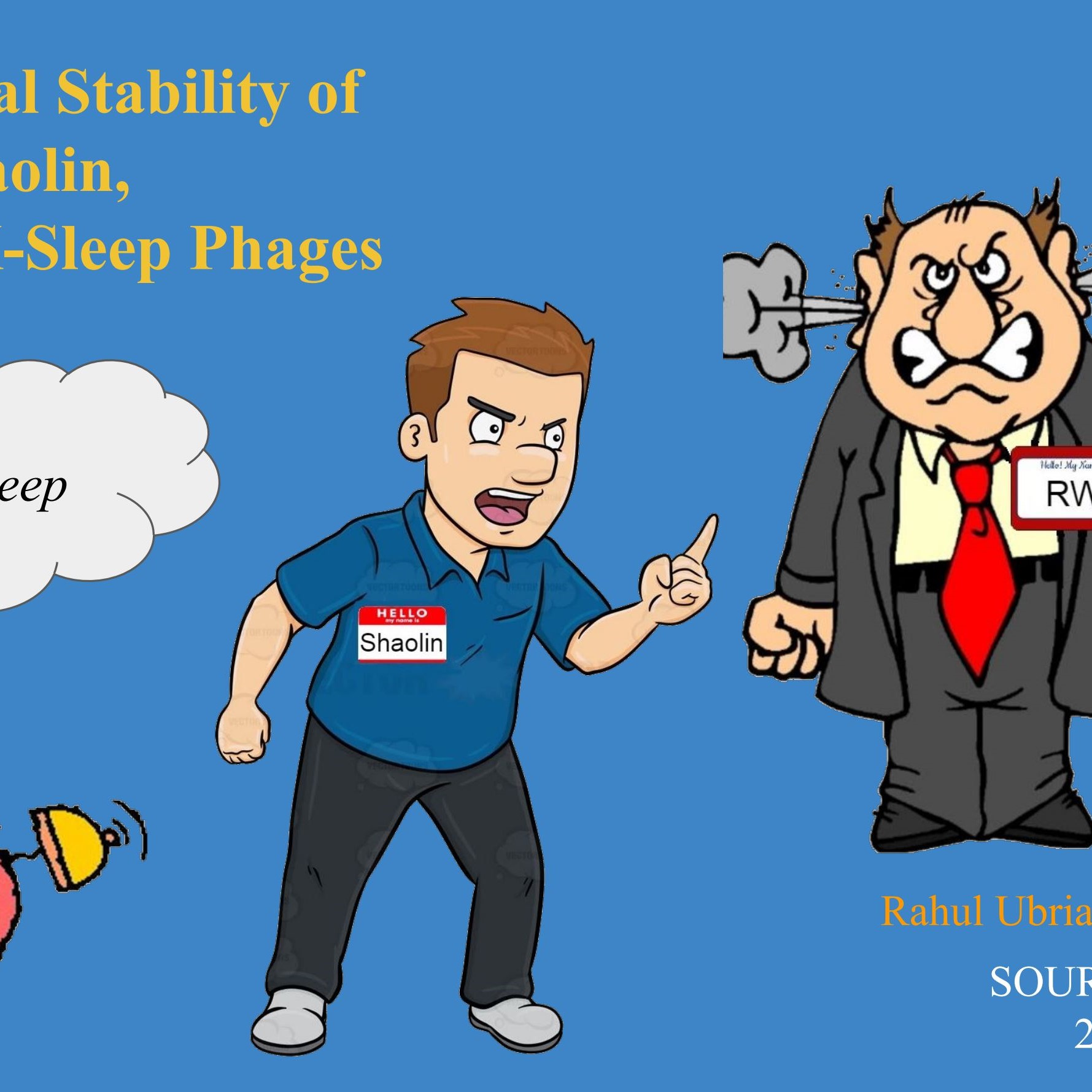 Physiological Stability of LKSleep, Shaolin, and RW Phages